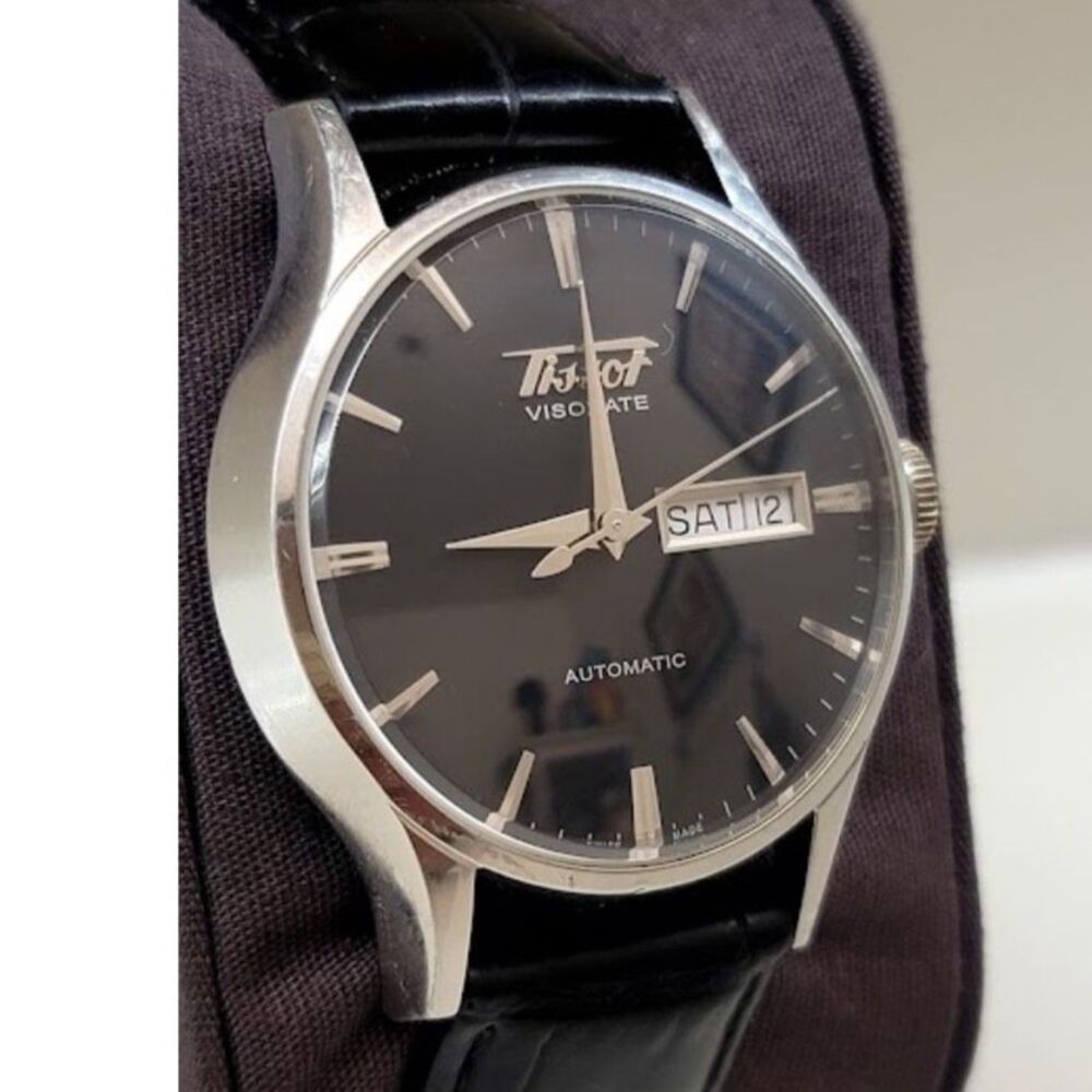 Tissot Heritage Visodate Black Dial Model T019 430 B Swiss Made Automatic Watch